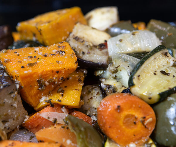 Tray of Roasted Vegetable